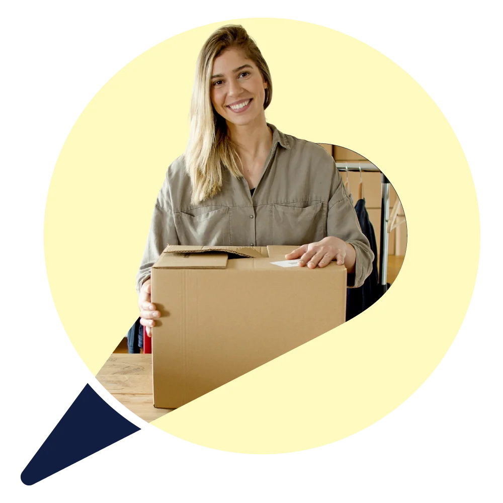 Agence digitale : Image d'une cliente qui possède une boutique e-commerce.
